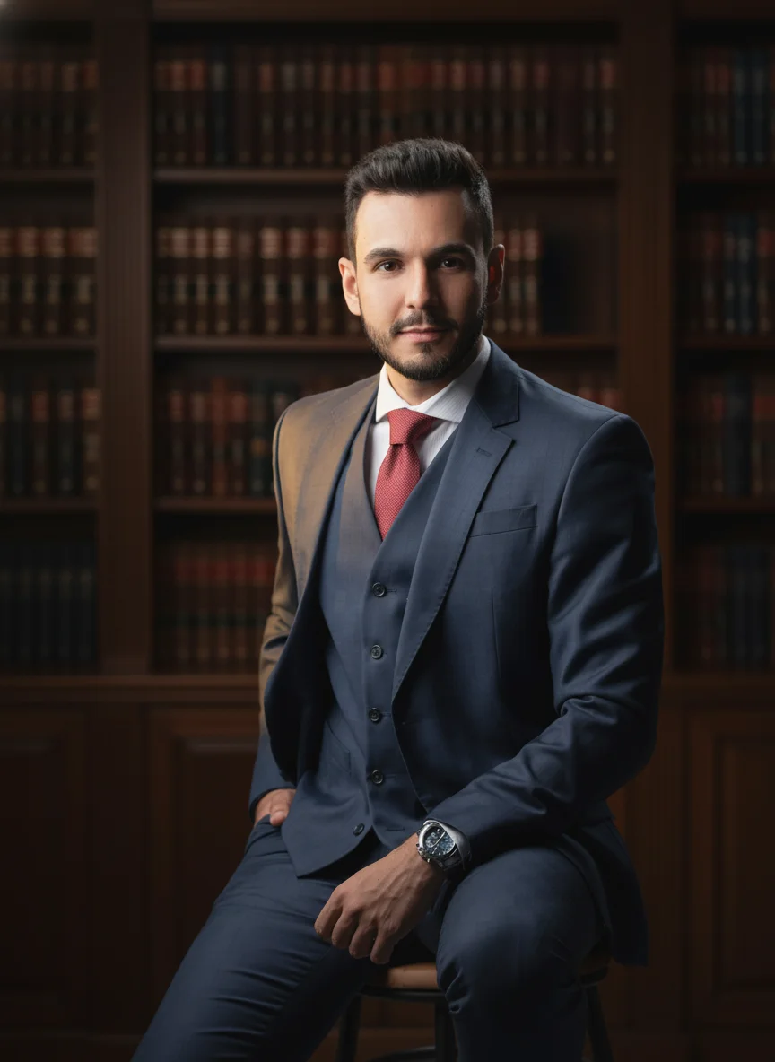 Guilherme Plaça em ambiente jurídico — Criador do Método ACM